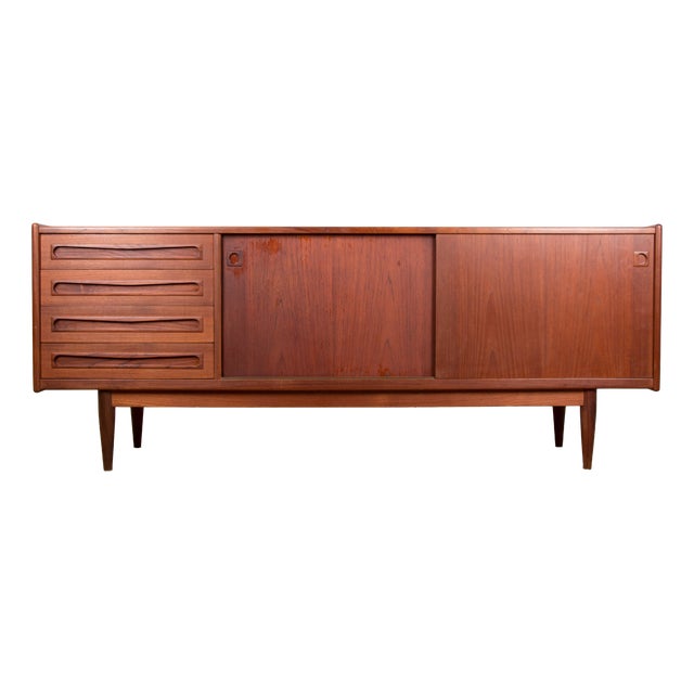 Danish Teak Sideboard by Johannes Andersen for Skaaning Mobelfabrik, 1960 For Sale