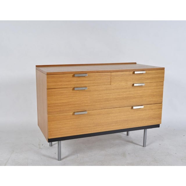 Brown Birch Stag Fineline Chest of Drawers by John & Sylvia Reid, 1960s For Sale - Image 8 of 16