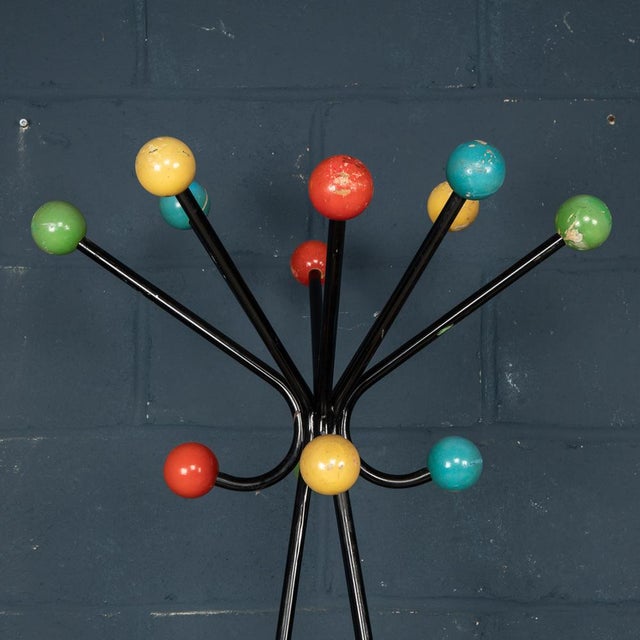 Roger Feraud 20th Century Atomic Coat Stand by Roger Feraud, France, 1960s For Sale - Image 4 of 17