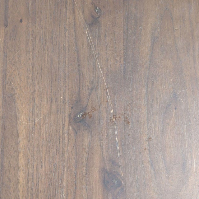 Wood Crate & Barrel Parsons Dining Table For Sale - Image 7 of 8