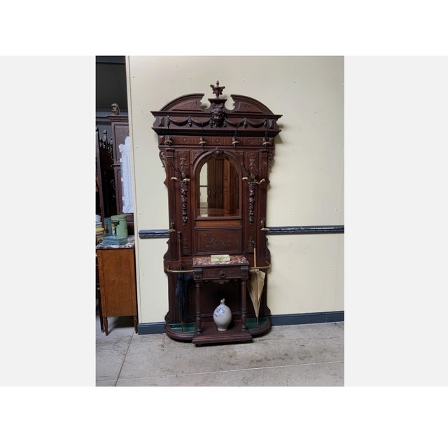 Age: circa 1880 Wood type: solid and veneered walnut Condition: very good, meticulously maintained, fully restored...