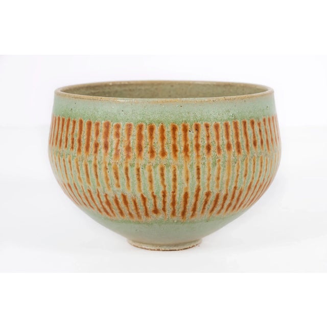 Mid-Century Modern Clyde Burt Ceramic Tea Bowl For Sale - Image 3 of 7