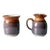 Vintage Studio Pottery Creamer and Sugar Bowl Set For Sale