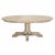 60-77" Round to Oval Extendable Solid Wood Dining Table by Essentials for Living For Sale - Image 4 of 7