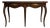 Baker Milling Road French Country Walnut Console Table For Sale