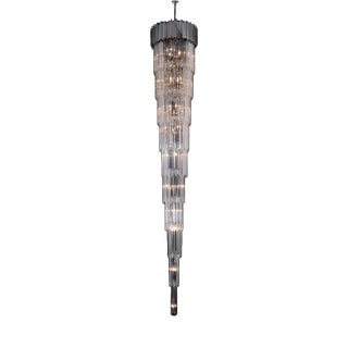Collection Jupiter Chandelier in Metal and Crystal by Jago For Sale