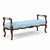 1960s French Louis XV Style Fruitwood & Faux Tortoise Bench Meyer Gunther Martini For Sale - Image 5 of 5