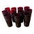 Cristal D’Arques Durand Ruby Red Tumblers - 11pcs For Sale