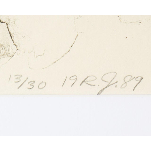 1980s 1989 “Before 17 Days” Lithograph by Roberto Juarez For Sale - Image 5 of 7