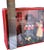 Vintage Handmade Christmas Diorama Shadow Box With Miniature Holiday Stocking by the Fire Scene. For Sale - Image 10 of 13