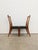Pair of authentic vintage mid century modern dining chairs. This set is in excellent condition with brand new black vegan...