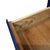 Wood Pennsylvania House Highboy Dresser 2 Pc 11 Drawer Annie Sloan Napoleonic Blue For Sale - Image 7 of 11
