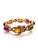Bochic “Capri” Vintage Ruby, Blue Sapphire & Honey Sapphire - 18K Gold & Silver For Sale - Image 4 of 10
