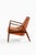 Brown Easy Chair in Leather and Teak by Ib Kofod-Larsen, 1950s For Sale - Image 8 of 14