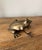 Vintage Mid-Century Large Brass Frog Figurine For Sale - Image 4 of 9