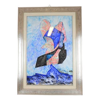 Gianni Dova, 2010, Mixed Media on Paper For Sale