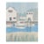 1990s Coastal Dock Scene Watercolor For Sale