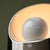 Metal Venezia Table Lamp in Ceramic and Silver by Marcello Cuneo for SC3 / Phillips, Italy, 1970s For Sale - Image 7 of 13