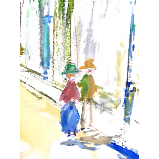 Maurice Utrillo - Inspired Village of Montmartre - Pochoir 1950 For Sale - Image 3 of 6