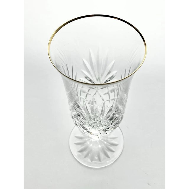 Rogaska “Richmond” Single Gold Rim Crystal Iced Tea Glass 7 1/8” 12oz Signed Excellent condition. No chips, cracks, or...