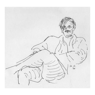 1976 Hayward Cirker Figure Drawing For Sale