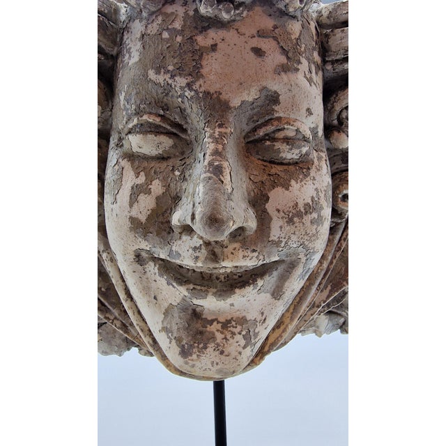 Black Mask with Womans Head, 1950s For Sale - Image 8 of 13