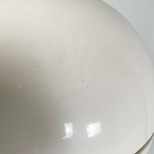 Space Age Italian Chandelier in White Metal, 2000s For Sale - Image 10 of 14