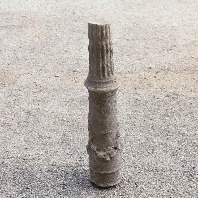 Stone Column Fragment in Stone For Sale - Image 7 of 7