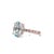 Natural Aquamarine Diamond Ring 14k White Gold 5.09 TCW Certified For Sale - Image 14 of 14
