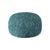 Blue Mid-Century Modern Blue Fabric and Metal Legs Footstool, Italy, 1950 For Sale - Image 8 of 9