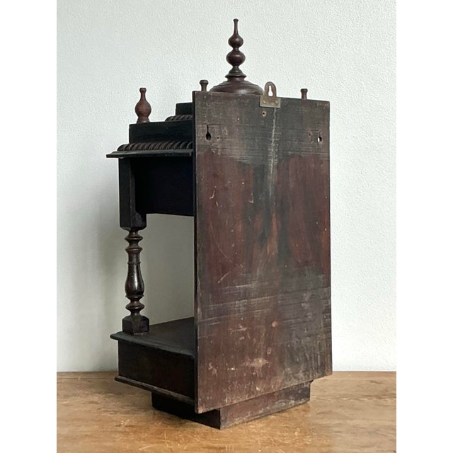 Vintage Boho Carved Wood Altar For Sale - Image 10 of 12