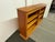 Contemporary Double-Wide Golden Oak Wood Bookcase For Sale - Image 3 of 12