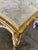 Wood Italian Rococo Console Table, Giltwood & Marble Top, Mid-20th Century For Sale - Image 7 of 16