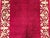 Vintage Persian Tabriz Long Runner, Hand-Knotted Wool, Open Field Pattern, Crimson Red & Ivory, 3x19 For Sale - Image 4 of 8