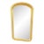 19th Century French Louis Philippe Style Gold Gilt Mirror With Arched Top For Sale