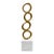 Matthew Izzo Home Omar Stacked Circle Scultpure For Sale