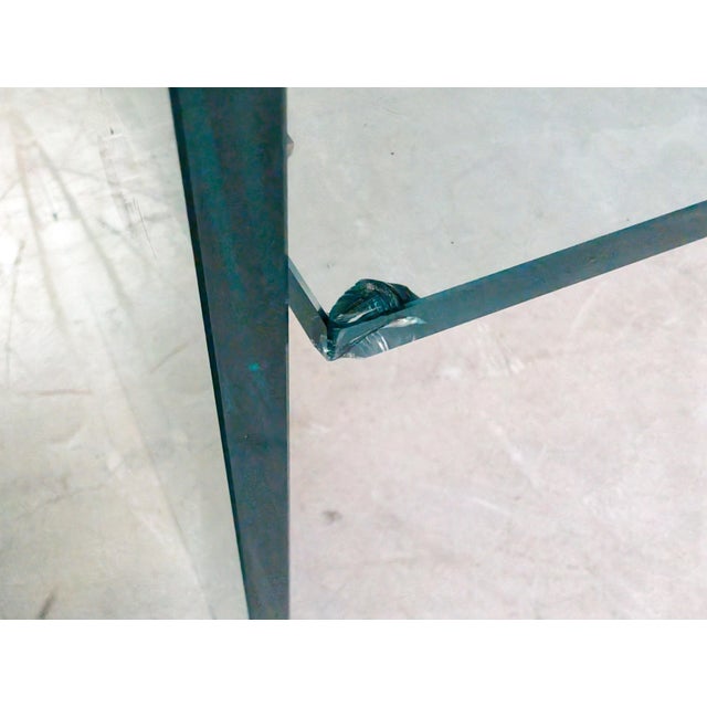Glass Italian Glass Coffee Table For Sale - Image 7 of 10
