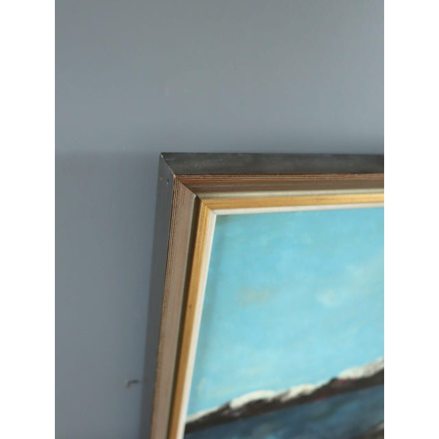 Mid-Century Modern 'The Last Pine' Swedish Expressive Landscape Oil Painting, Framed For Sale - Image 6 of 11