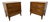 Mid-Century Modern 3-Drawer Walnut Nightstands - Set of 2 For Sale