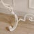 Wood Console Table with Openwork Metal Frame and Scrollwork Ornamentation For Sale - Image 7 of 11