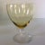 Art Deco Canary Yellow Crystal Water/Wine Goblets - Set of 4 For Sale - Image 3 of 13