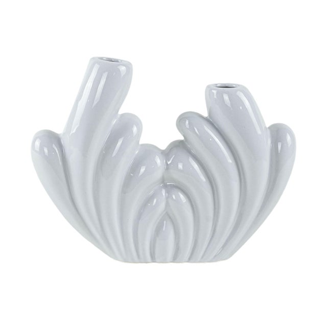 Ceramic Vintage Art Deco Ceramic Vase, 1980s For Sale - Image 7 of 7