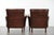 Vintage Sheepskin Club Chairs, Set of 2 For Sale - Image 3 of 18