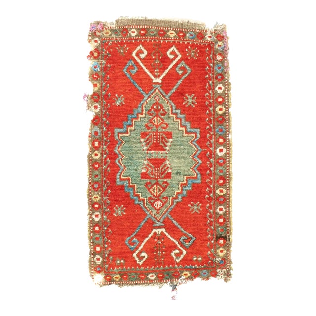 Antique Konya (One of Pair) Rug 1'6'' X 2'11'' For Sale
