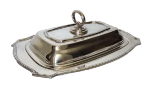 Vintage English Silver Plate Lidded Entree Dish