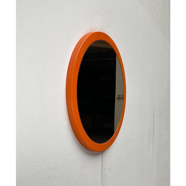 Mid-Century Round Space Age Mirror, 1960s For Sale - Image 16 of 18