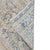 Traditional Antique Blue & Ivory Persian Rug – Elegant Faded Floral & Geometric Design For Sale - Image 3 of 4