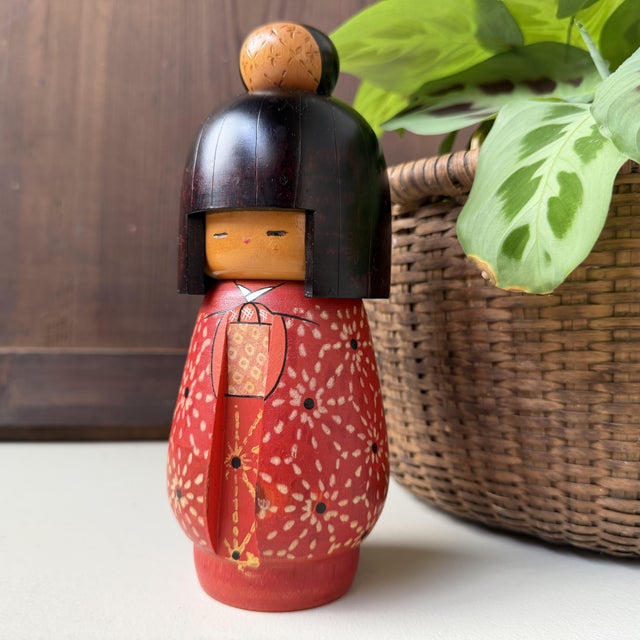 1970s Vintage Japanese Kokeshi by Kazuo Takamizawa, 1970s For Sale - Image 5 of 8
