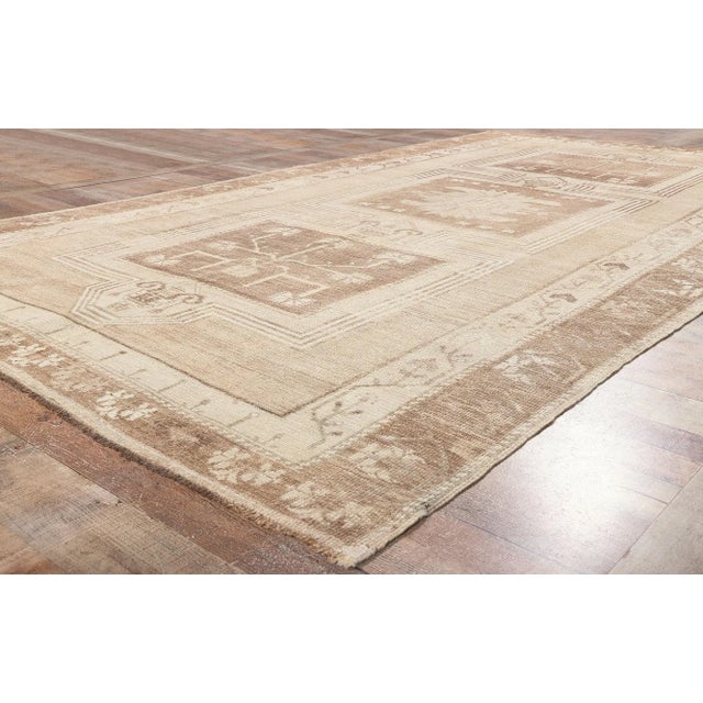 Textile Late 20th Century Vintage Turkish Kars Rug, For Sale - Image 7 of 10