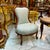 Bring timeless French elegance into your home with this beautifully crafted Louis XV-style chair, featuring luxurious sky...